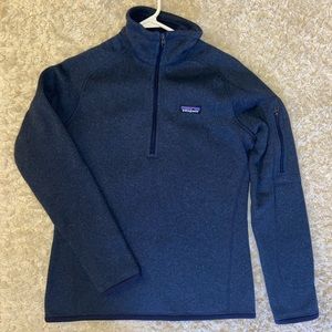 Patagonia Navy Blue Half-Zip Ski Jacket